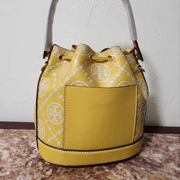 TORY BURCH MONOGRAM BUCKET - Picture 8 of 8